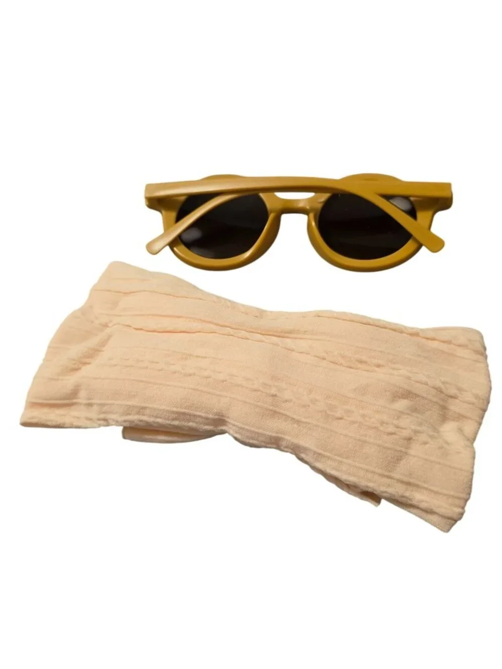 NWT - Golden Round Kids Sunglasses With Bow Headband Set (SKU#0500)